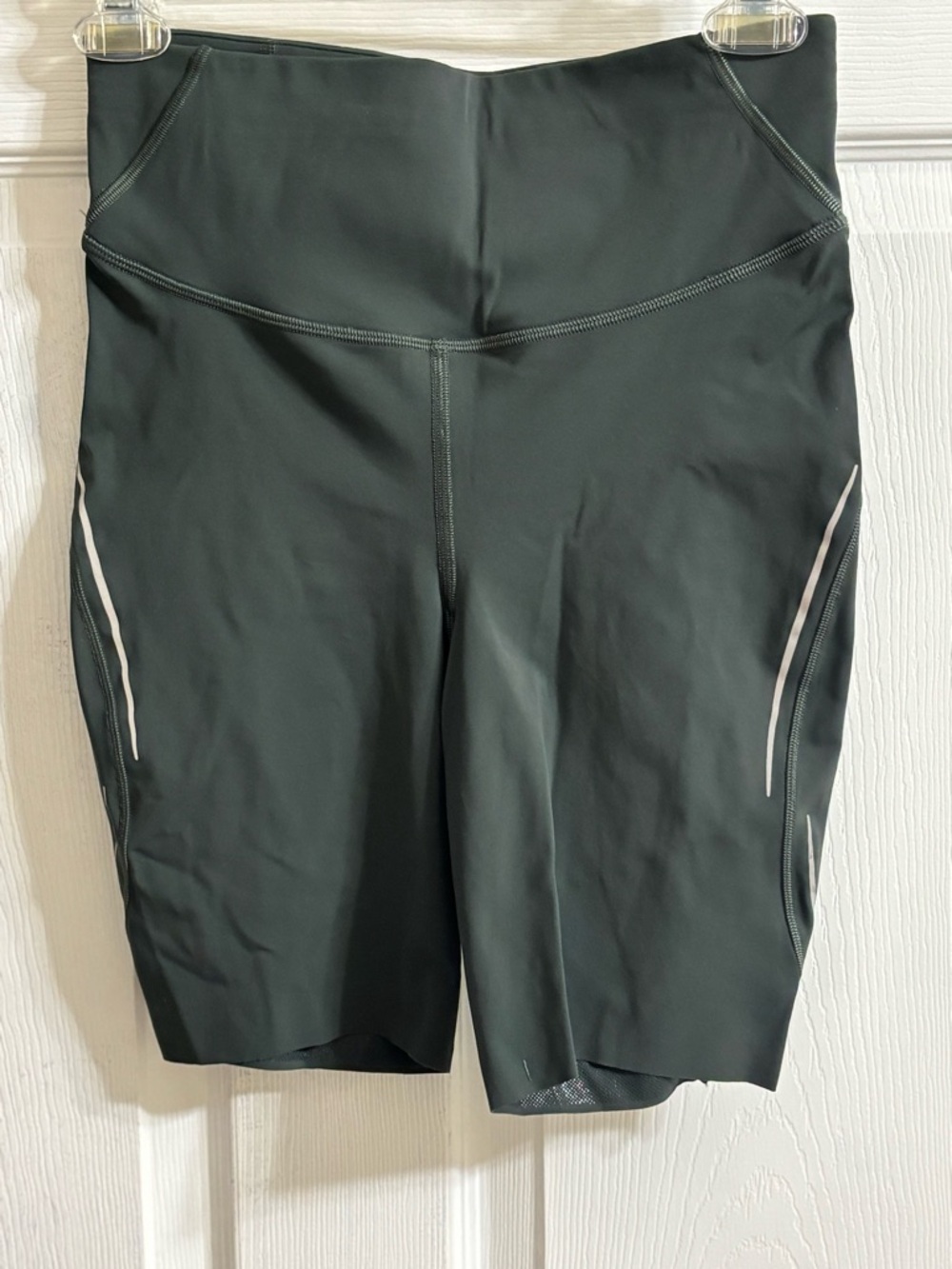 lululemon athletica olive green High-Rise Bike Shorts with Reflective Accents